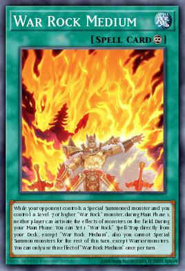 War Rock Medium Yu-Gi-Oh card