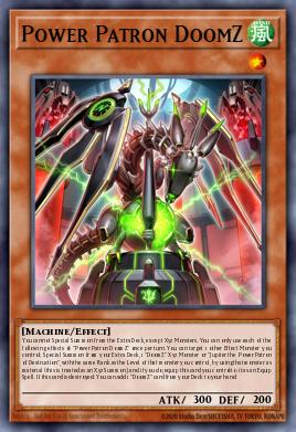 Power Patron DoomZ Yu-Gi-Oh card