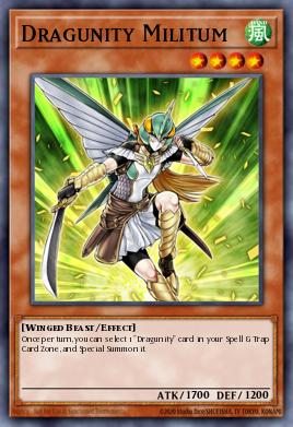 Dragunity Militum Yu-Gi-Oh card