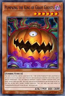 Pumpking the King of Grave Ghosts Yu-Gi-Oh card