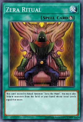 Zera Ritual Yu-Gi-Oh card