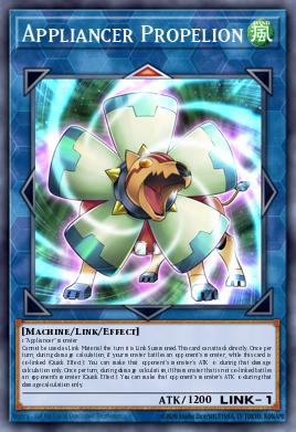 Appliancer Propelion Yu-Gi-Oh card