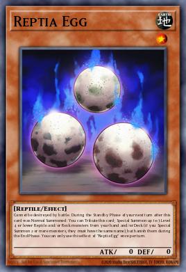 Reptia Egg Yu-Gi-Oh card
