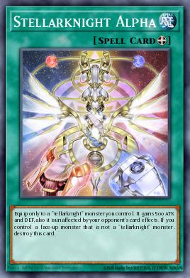 Stellarknight Alpha Yu-Gi-Oh card