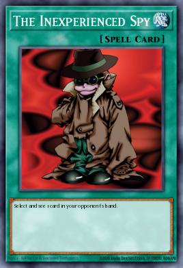 The Inexperienced Spy Yu-Gi-Oh card