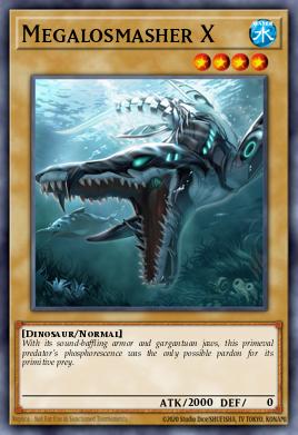 Megalosmasher X Yu-Gi-Oh card