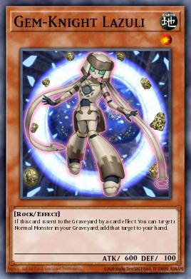 Gem-Knight Lazuli Yu-Gi-Oh card