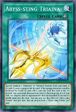 Abyss-sting Triaina Yu-Gi-Oh card