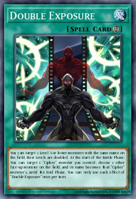 Double Exposure Yu-Gi-Oh card