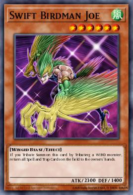 Swift Birdman Joe Yu-Gi-Oh card