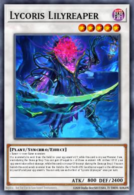 Lycoris Lilyreaper Yu-Gi-Oh card