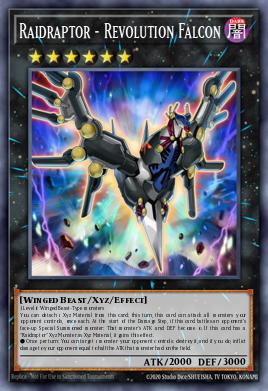 Raidraptor - Revolution Falcon Yu-Gi-Oh card