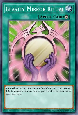 Beastly Mirror Ritual Yu-Gi-Oh card