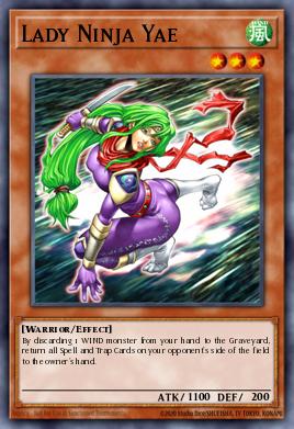 Lady Ninja Yae Yu-Gi-Oh card