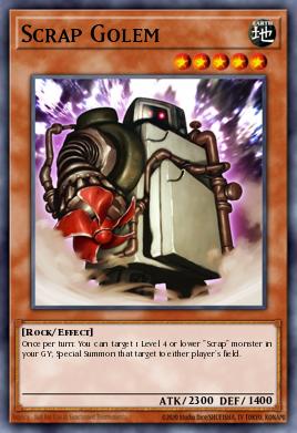 Scrap Golem Yu-Gi-Oh card
