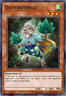Dotedotengu Yu-Gi-Oh card