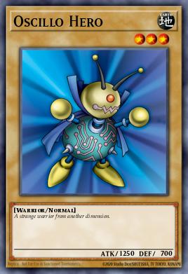 Oscillo Hero Yu-Gi-Oh card