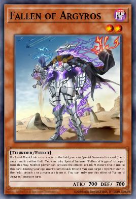 Fallen of Argyros Yu-Gi-Oh card