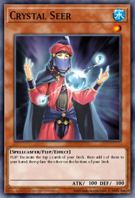 Crystal Seer Yu-Gi-Oh card