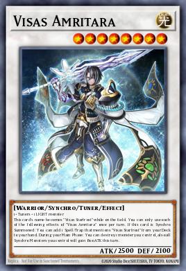 Visas Amritara Yu-Gi-Oh card