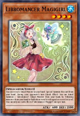 Libromancer Magigirl Yu-Gi-Oh card