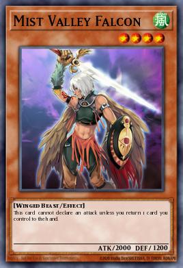Mist Valley Falcon Yu-Gi-Oh card