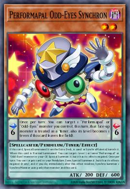 Performapal Odd-Eyes Synchron Yu-Gi-Oh card