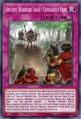 Ancient Warriors Saga - Chivalrous Path Yu-Gi-Oh card