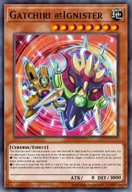 Gatchiri @Ignister Yu-Gi-Oh card