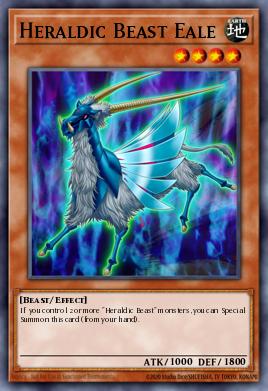Heraldic Beast Eale Yu-Gi-Oh card