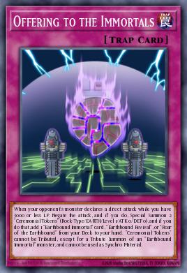 Offering to the Immortals Yu-Gi-Oh card