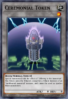 Ceremonial Token Yu-Gi-Oh card