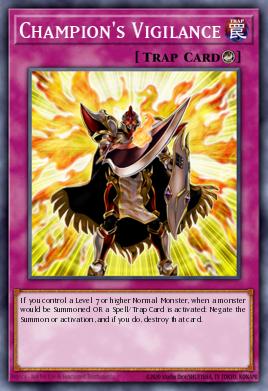 Champion's Vigilance Yu-Gi-Oh card