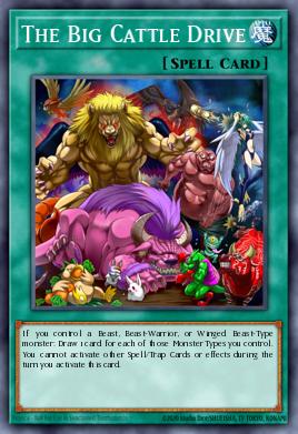 The Big Cattle Drive Yu-Gi-Oh card