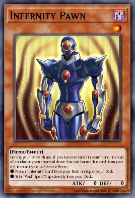 Infernity Pawn Yu-Gi-Oh card