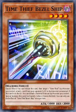 Time Thief Bezel Ship Yu-Gi-Oh card