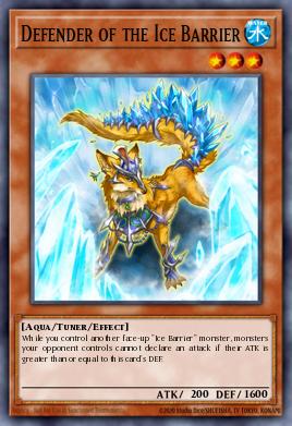 Defender of the Ice Barrier Yu-Gi-Oh card