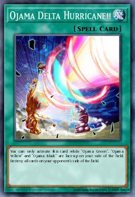 Ojama Delta Hurricane!! Yu-Gi-Oh card