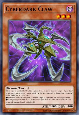 Cyberdark Claw Yu-Gi-Oh card