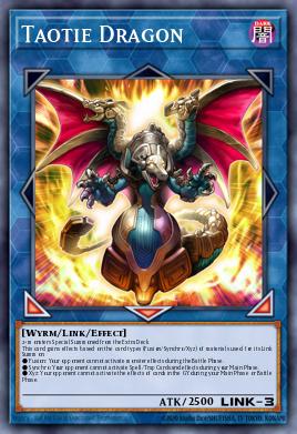 Taotie Dragon Yu-Gi-Oh card