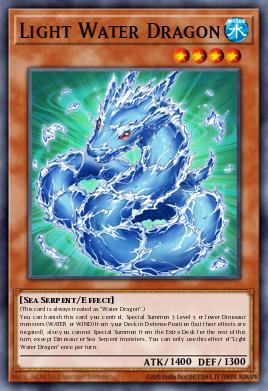 Light Water Dragon Yu-Gi-Oh card