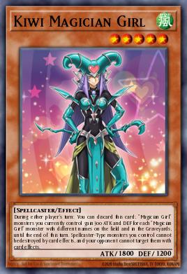 Kiwi Magician Girl Yu-Gi-Oh card