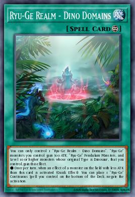 Ryu-Ge Realm - Dino Domains Yu-Gi-Oh card
