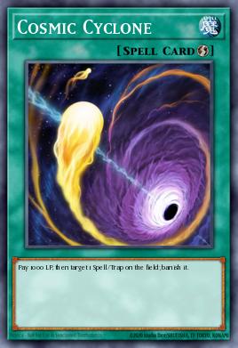 Cosmic Cyclone Yu-Gi-Oh card