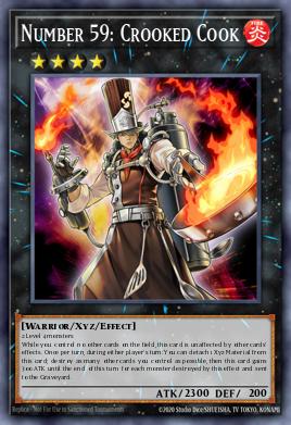 Number 59: Crooked Cook Yu-Gi-Oh card
