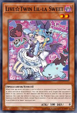 Live☆Twin Lil-la Sweet Yu-Gi-Oh card