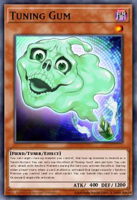 Tuning Gum Yu-Gi-Oh card