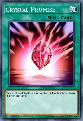 Crystal Promise Yu-Gi-Oh card