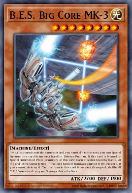 B.E.S. Big Core MK-3 Yu-Gi-Oh card