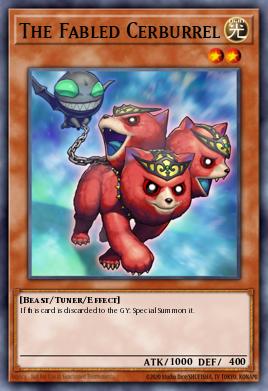 The Fabled Cerburrel Yu-Gi-Oh card